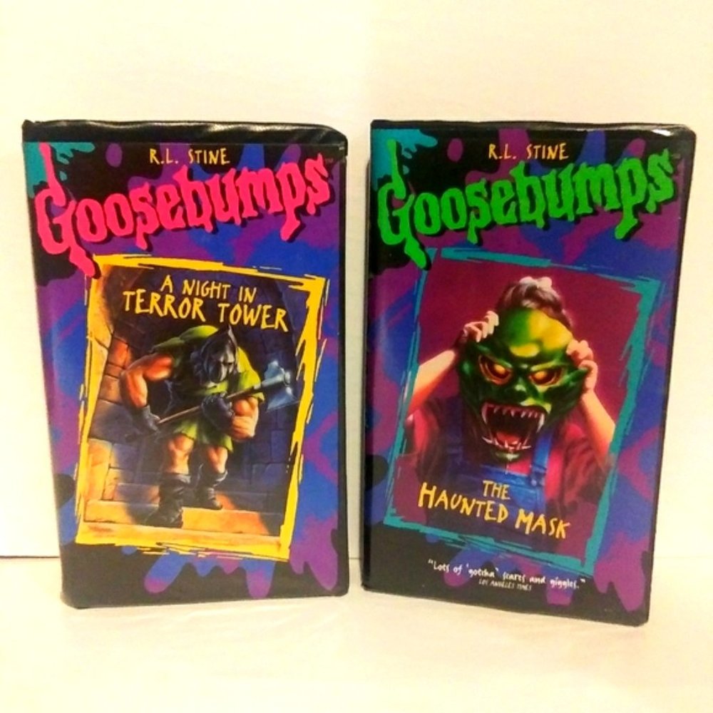 Goosebumps VHS videos tape 2 different one